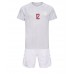 Denemarken Kasper Dolberg #12 Babykleding Uitshirt Kinderen WK 2022 Korte Mouwen (+ korte broeken)